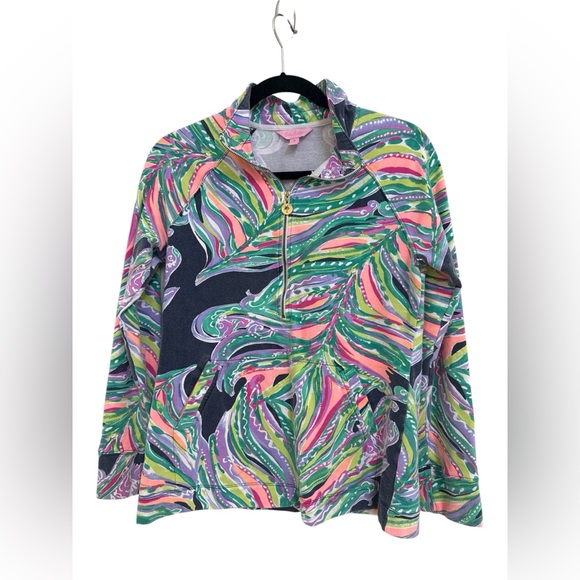 Lilly Pulitzer 1/2 Zip Popover Size Medium - Picture 1 of 5